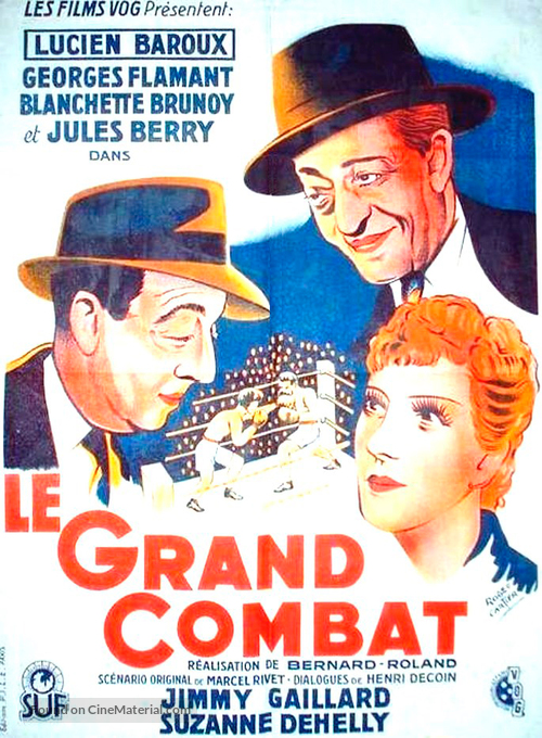 Le grand combat - French Movie Poster