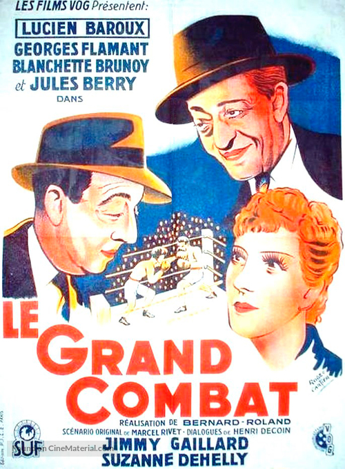 Le grand combat - French Movie Poster