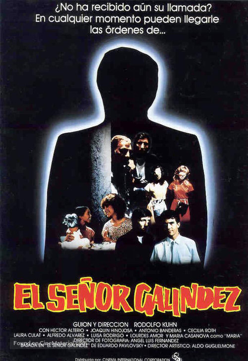 El se&ntilde;or Gal&iacute;ndez - Argentinian Movie Poster