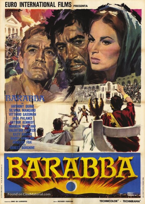 Barabbas - Italian Movie Poster