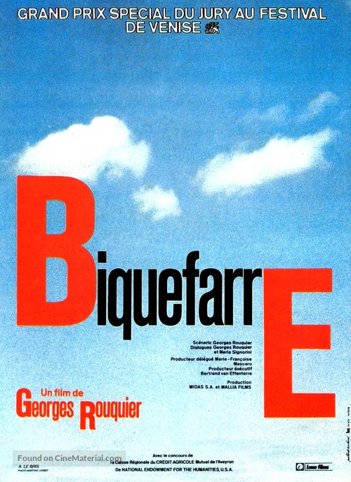 Biquefarre - French Movie Poster