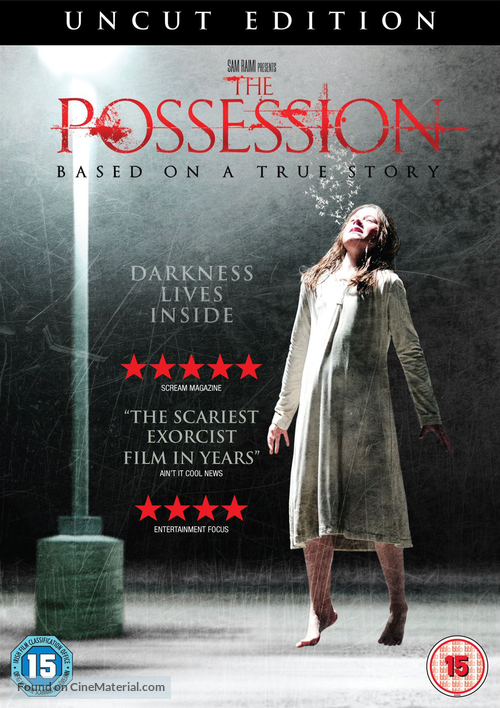 The Possession - British DVD movie cover