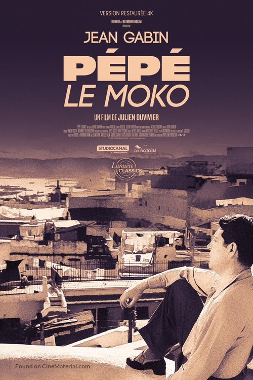 P&eacute;p&eacute; le Moko - French Re-release movie poster