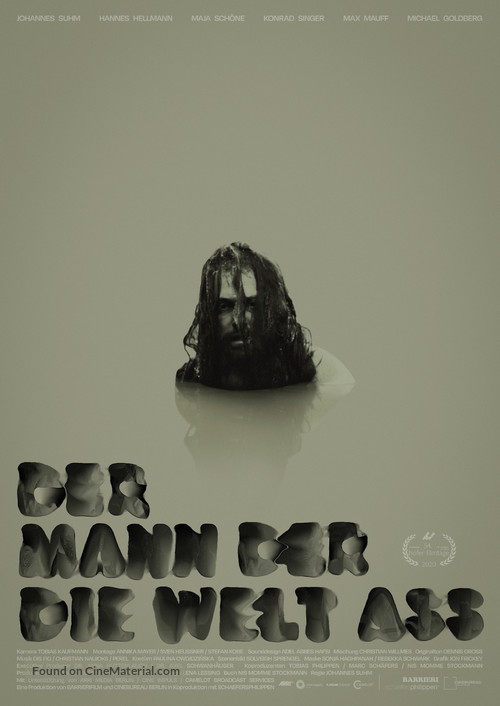 Der Mann der die Welt a&szlig; - German Movie Poster