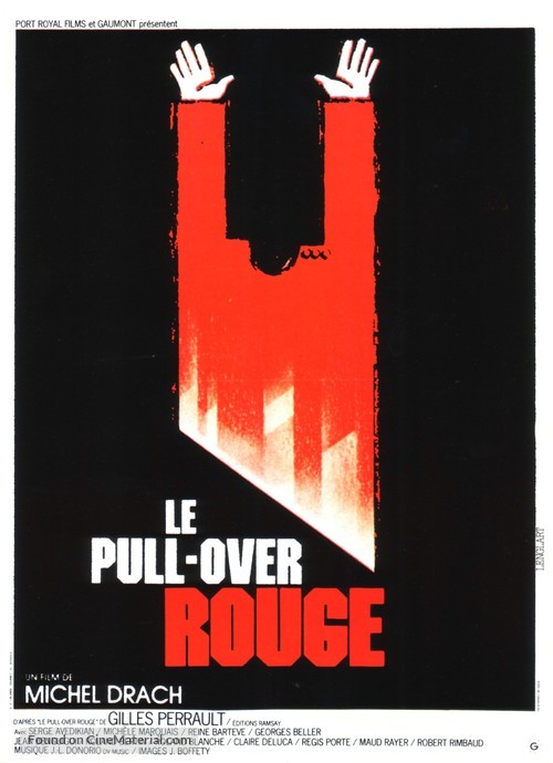 Le pull-over rouge - French Movie Poster