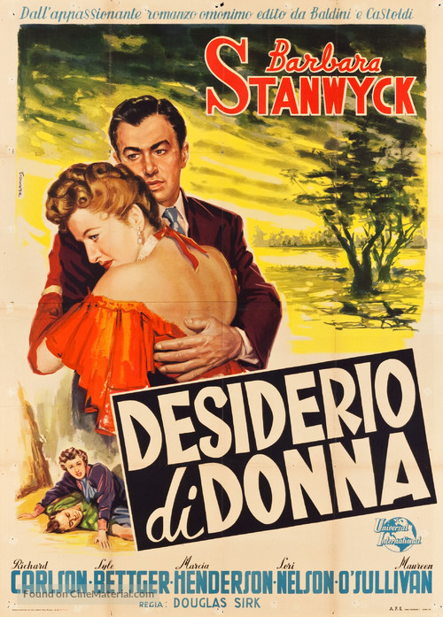 All I Desire - Italian Movie Poster