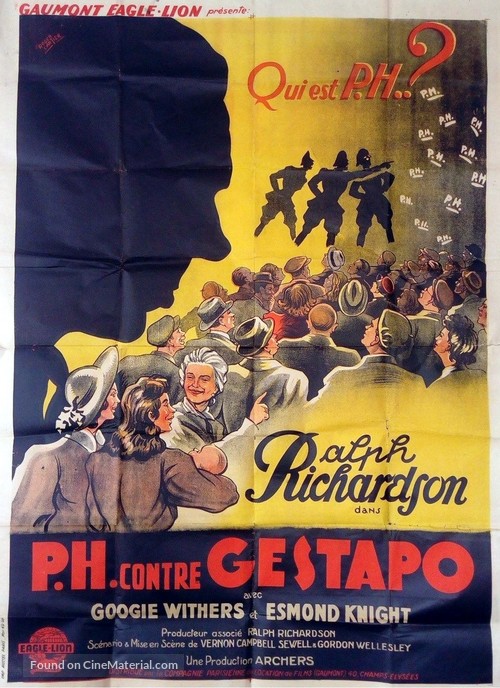 The Silver Fleet - French Movie Poster
