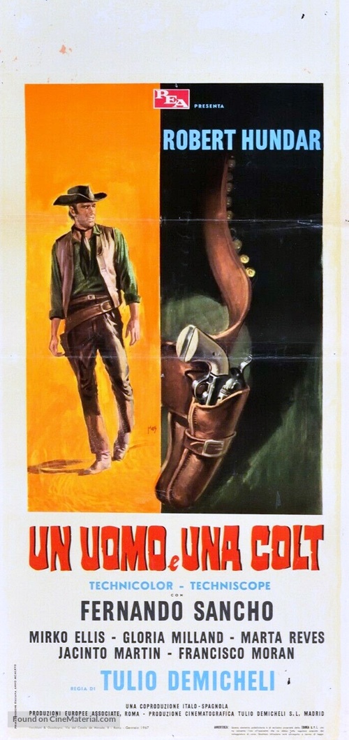 Un hombre y un colt - Italian Movie Poster