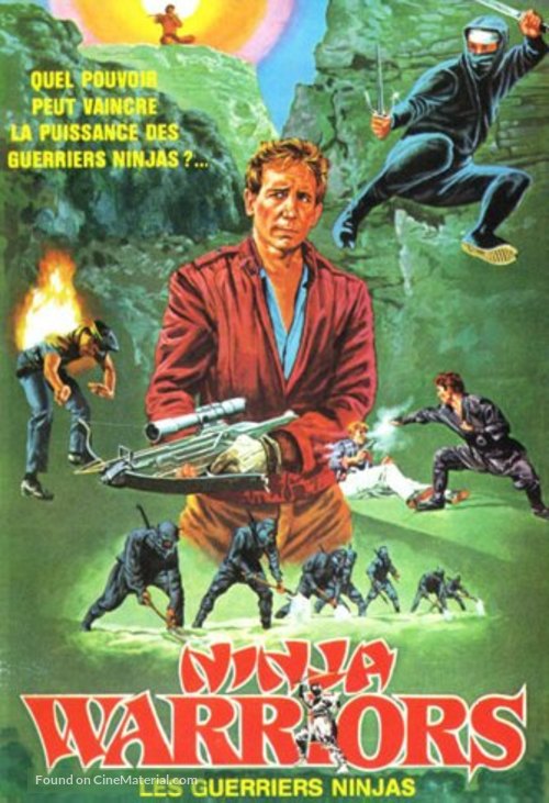 Ninja Warriors - French Movie Poster