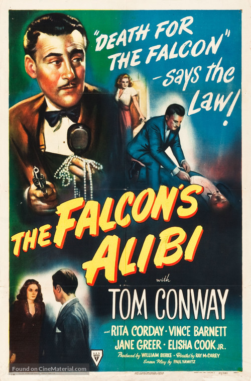 The Falcon&#039;s Alibi - Movie Poster