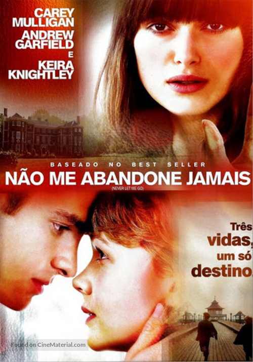 Never Let Me Go - Brazilian DVD movie cover