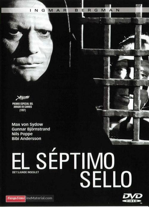 Det sjunde inseglet - Spanish Movie Cover