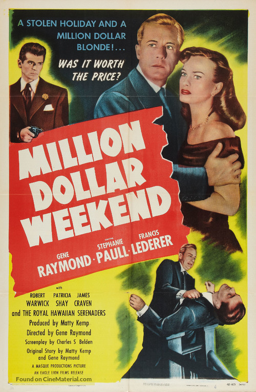 Million Dollar Weekend - Movie Poster