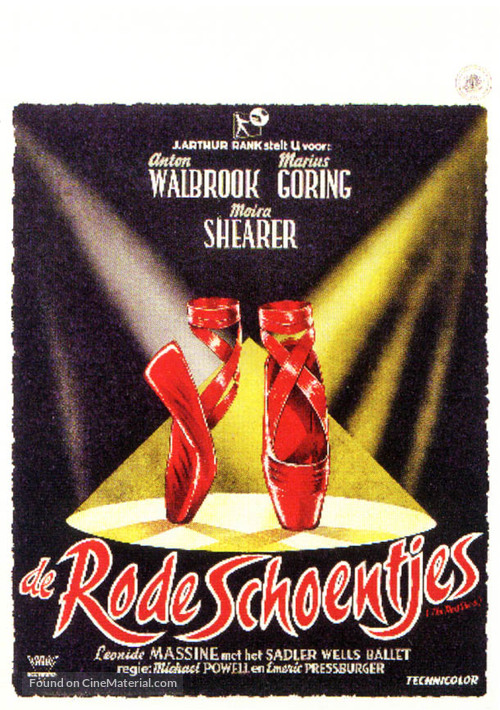 The Red Shoes - Dutch Movie Poster