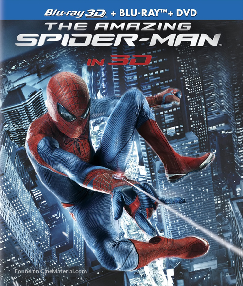 The Amazing Spider-Man - Blu-Ray movie cover