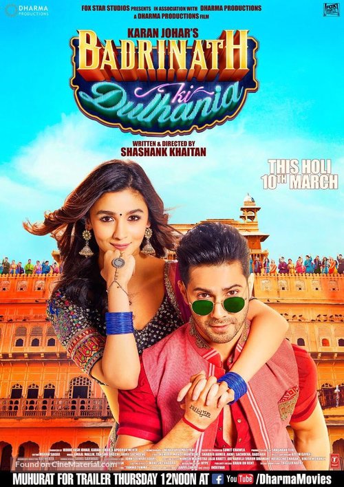 Badrinath Ki Dulhania - Indian Movie Poster