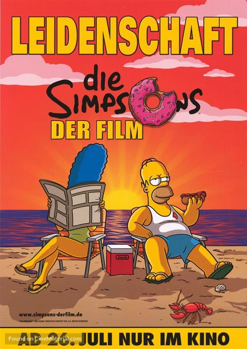 The Simpsons Movie - German Movie Poster