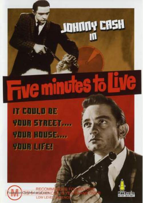 Five Minutes to Live - Australian DVD movie cover