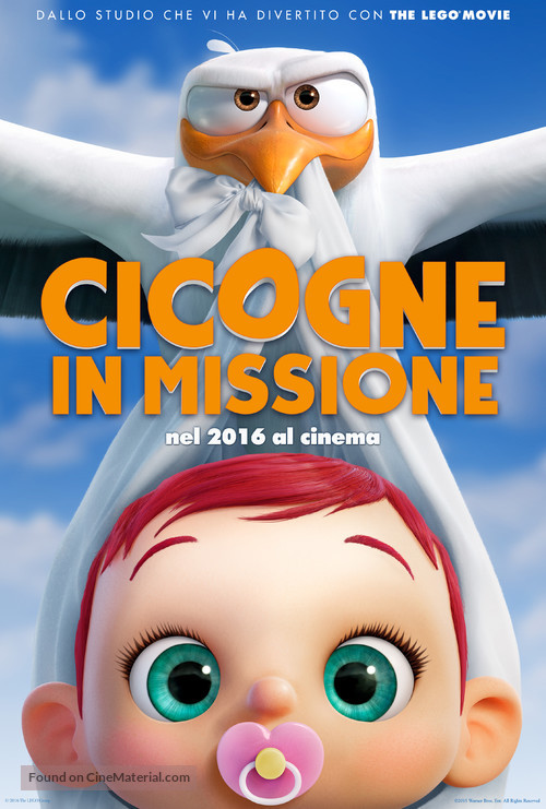 Storks - Italian Movie Poster