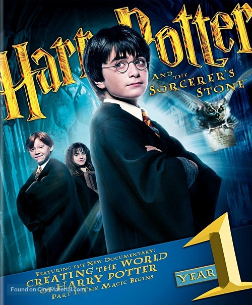 Harry Potter and the Philosopher&#039;s Stone - Blu-Ray movie cover