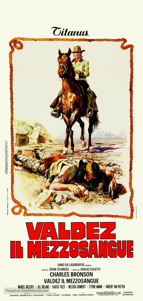 Valdez, il mezzosangue - Italian Movie Poster