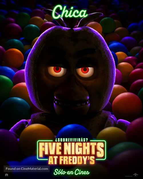 Five Nights at Freddy&#039;s - Mexican Movie Poster