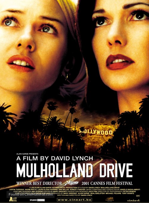 Mulholland Dr. - Belgian Movie Poster