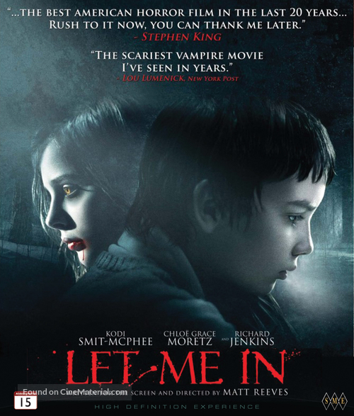 Let Me In - Norwegian Blu-Ray movie cover