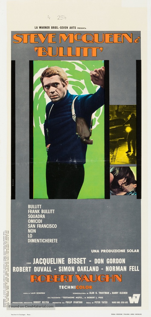 Bullitt - Italian Movie Poster