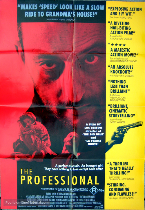L&eacute;on: The Professional - Australian Movie Poster