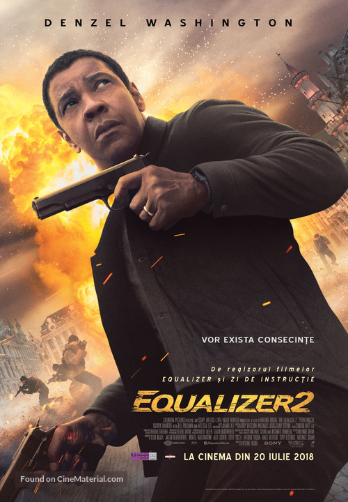 The Equalizer 2 - Romanian Movie Poster