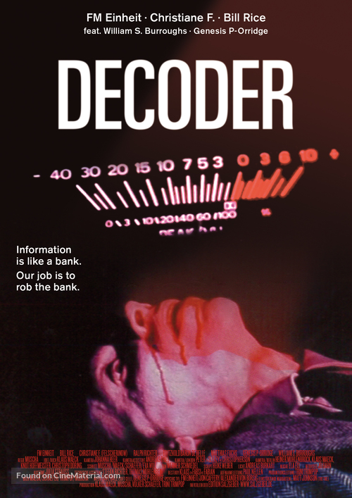 Decoder - German Movie Poster