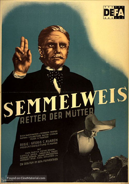 Semmelweis - Retter der M&uuml;tter - German Movie Poster