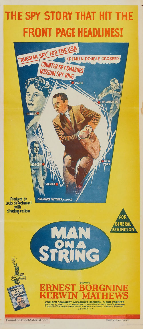 Man on a String - Australian Movie Poster