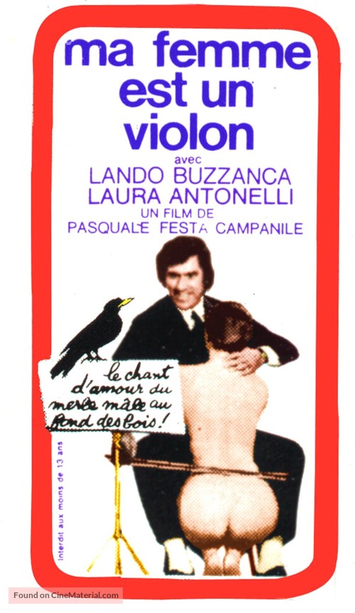 Il merlo maschio - French Movie Poster