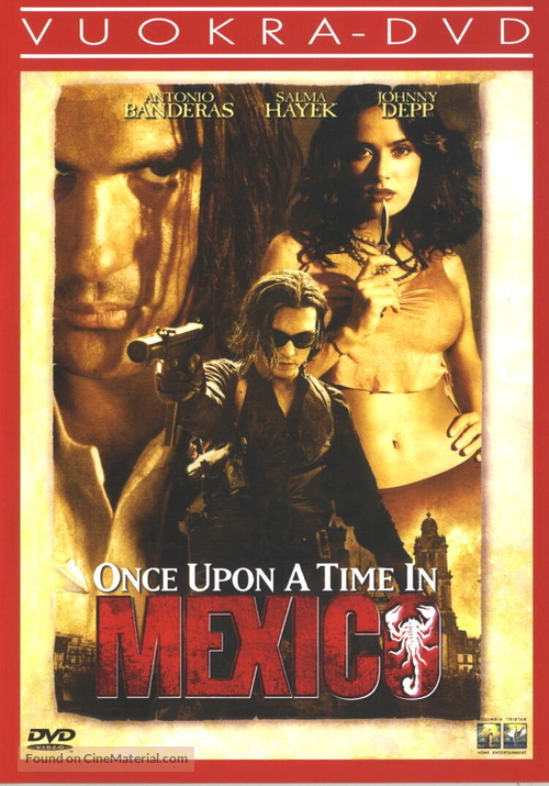 Once Upon A Time In Mexico - Finnish Movie Cover