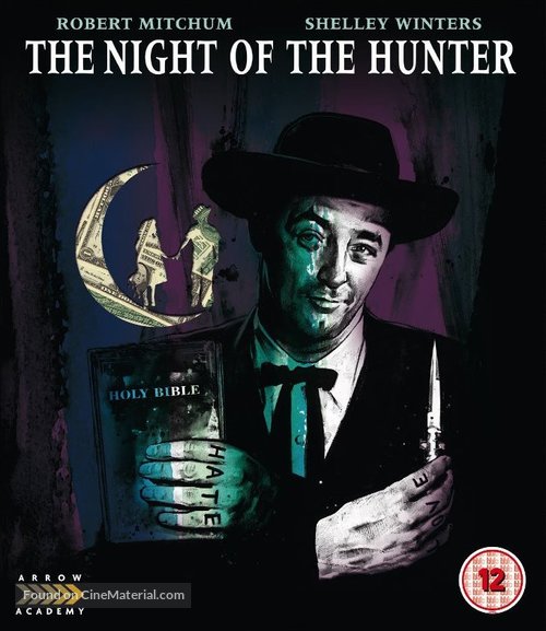 The Night of the Hunter - British Blu-Ray movie cover