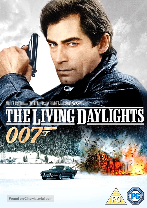 The Living Daylights - British DVD movie cover