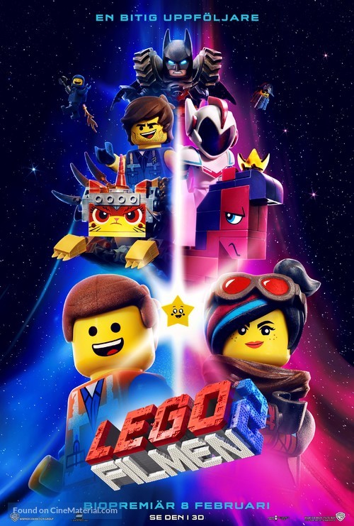 The Lego Movie 2: The Second Part - Swedish Movie Poster