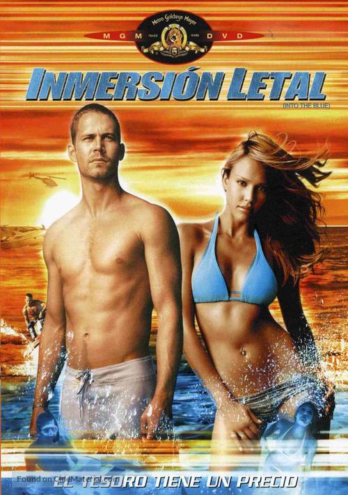 Into The Blue - Spanish DVD movie cover