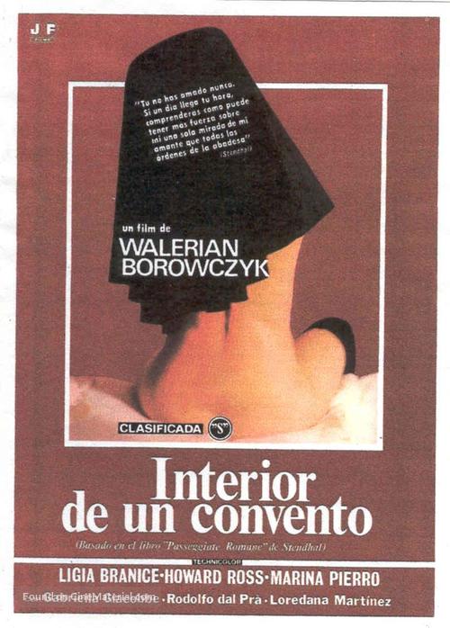 Interno di un convento - Spanish Movie Poster