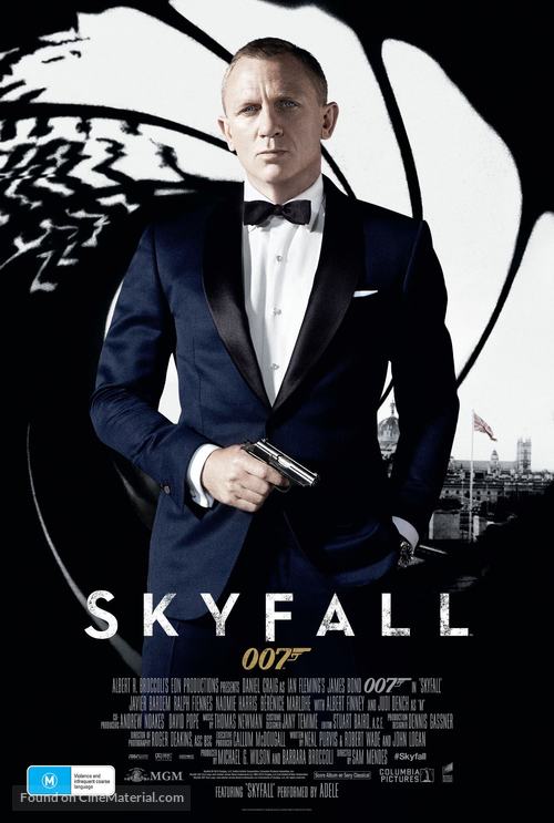 Skyfall - Australian Movie Poster