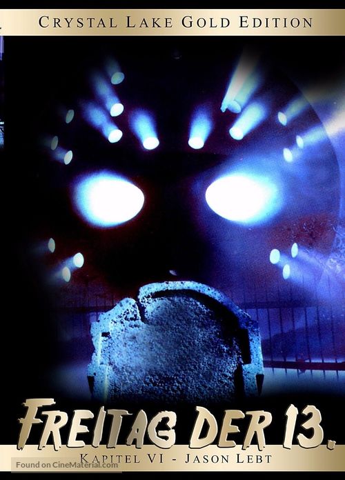 Friday the 13th Part VI: Jason Lives - German DVD movie cover