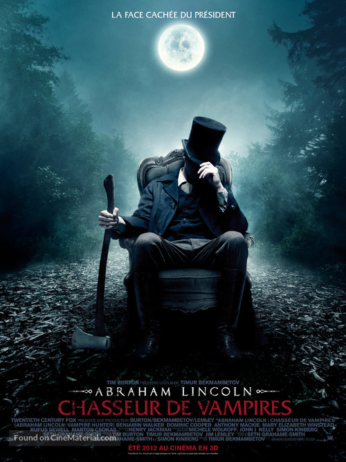 Abraham Lincoln: Vampire Hunter - French Movie Poster