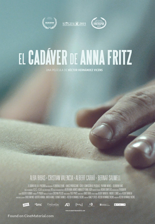 The Corpse of Anna Fritz - Spanish Movie Poster