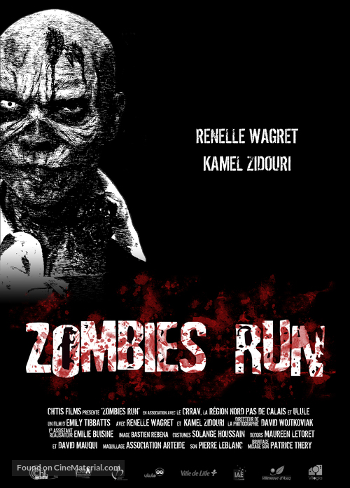 Zombies Run - French Movie Poster