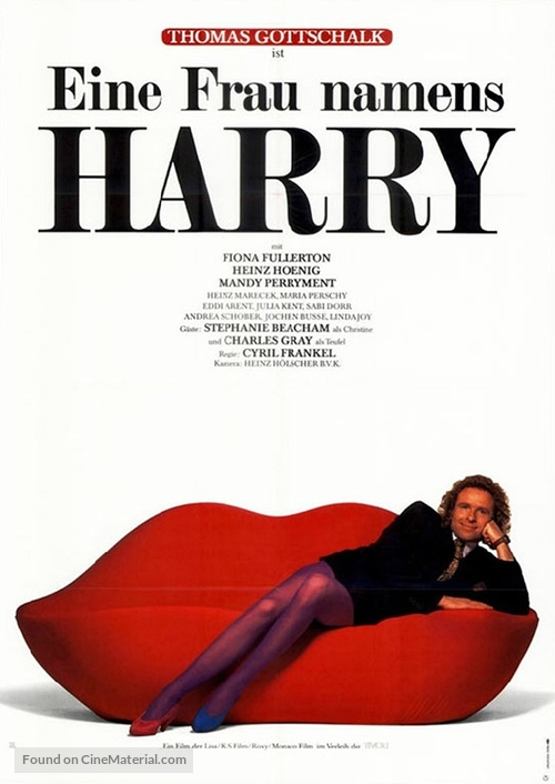 Eine Frau namens Harry - German Movie Poster