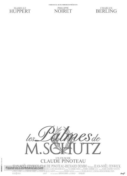 Les palmes de M. Schutz - French Logo