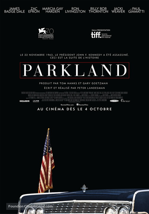 Parkland - Canadian Movie Poster