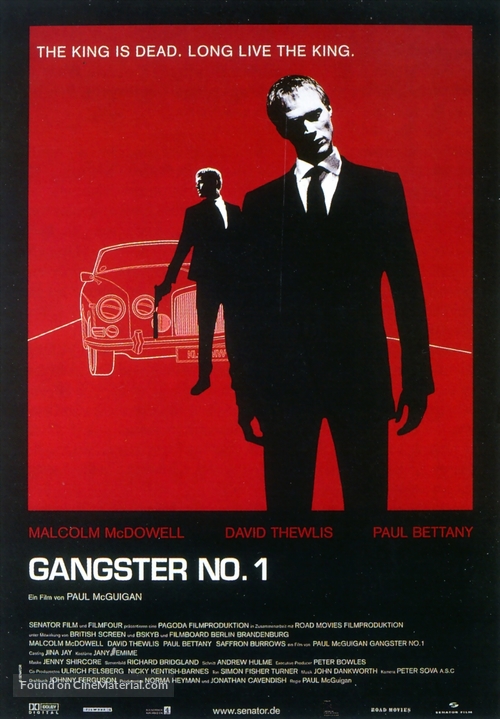 Gangster No. 1 - German Movie Poster